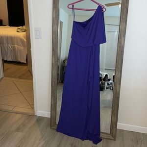 Beautiful dark purple gown